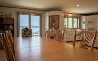 Kitchen Table with Lake View