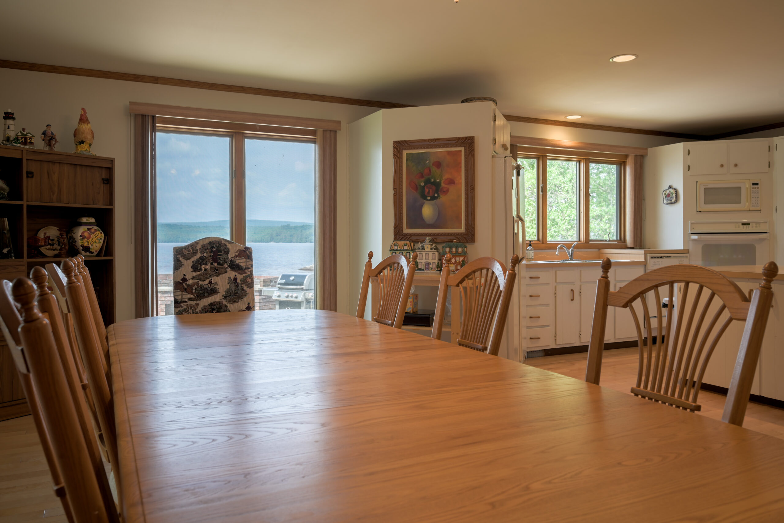Kitchen Table with Lake View