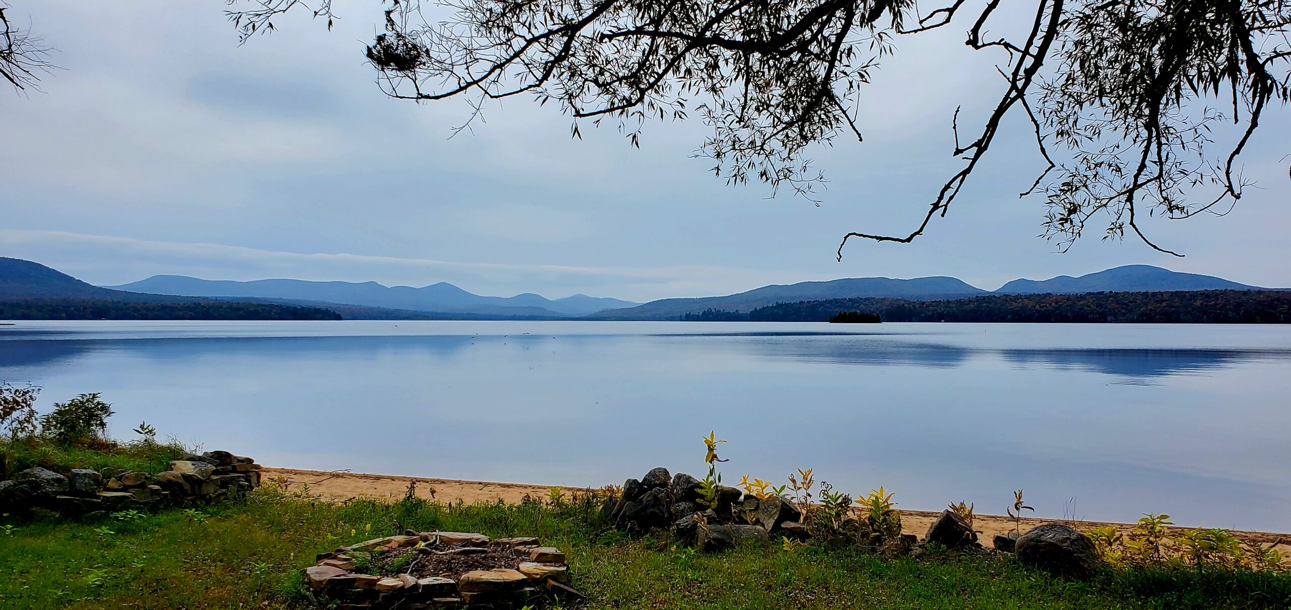 Lake Chateaugay with Firepit